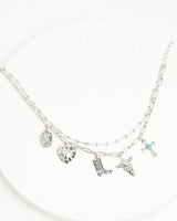 Women's Layered Charm Boot Jewelry