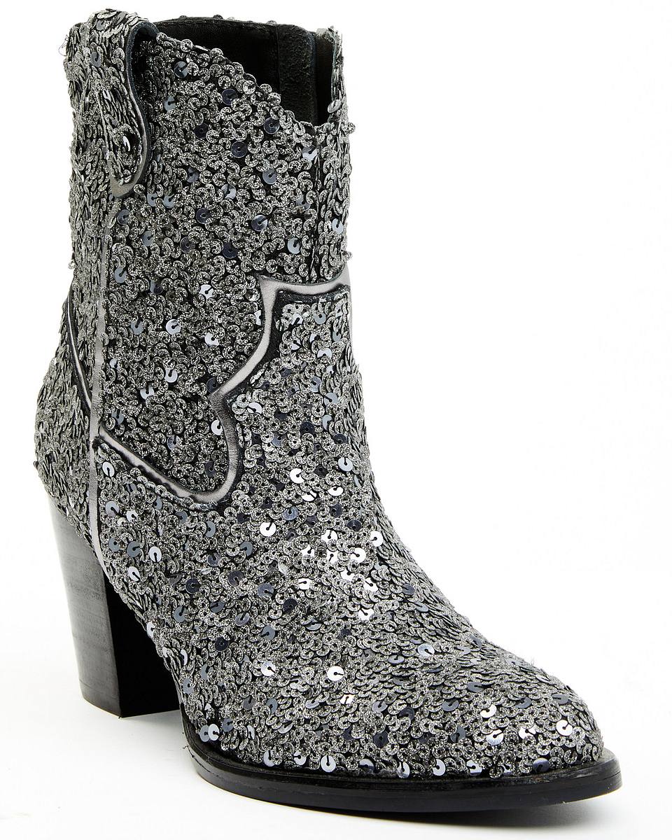 Women's Dolly Western Booties - Round Toe
